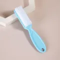 Spazzola di pulizia a setole morbide blu per styling da barbiere e cura del collo manutenzione - Blu Macaron