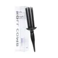 Spazzola per capelli nera multifunzionale pettine di volume per capelli lisci ricci - Sacchetto OPP / Nero (Gen 2)