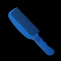 Peigne de coiffure professionnel en plastique bleu pour hommes et usage quotidien salon - Bleu