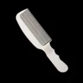 Peigne à cheveux blanc en plastique pour hommes coiffure pompadour salon outil barbier - Blanc