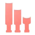 Set di tavole per meches rosa, 3 misure strumenti di colorazione capelli per salone. - Set di 3 pezzi / Rosa