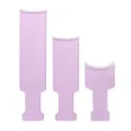 Set di tre tavole per meches viola per colorazione capelli, attrezzi da salone. - Set di 3 pezzi / Viola