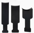 Set di tavole per meches per tintura per capelli, strumenti in plastica per balayage. - Set di 3 pezzi / Nero
