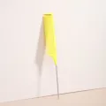 Pettine a coda giallo pettine per parrucchiere in metallo strumento per styling salone - Giallo