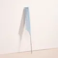 Pettine a coda blu, strumento per acconciature da salone e meches professionali e sezioni. - Grigio chiaro