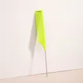 Pettine a coda professionale verde con punta metallica per mèches e tintura in salone. - Verde avocado