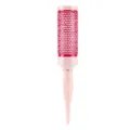 Spazzola per capelli rotonda termica rosa styling di asciugatura professionale modello - Stile 44 Stampa Uccelli Nero / Rosa
