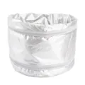 Doublure de bonnet chauffant de soin capillaire argente de rechange avec fermeture. - Prise EU / Argent