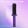 Pettine per capelli ad aria viola, strumento professionale per acconciature in plastica. - Sacchetto OPP / Viola