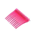 Transparante roze haarsectie klemmetjes eendebek make-up styling klemmen set voor salon - 1 Stuk / Roze (P6512)