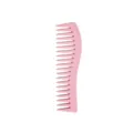 Peigne à dents larges rose pour cheveux bouclés, outil de coiffage variante de couleur. - Rose