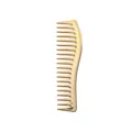 Goldener Stylingkamm für Herren, grobzahniger Haarkamm zum Glätten und für tägliches Frisieren. - Vergoldung