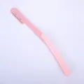 Foldable Facial Hair Shaver Eyebrow Razor Pink Portable Grooming Tool for Women Daily Makeup - Pink (P6510)