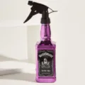 Lila galvanisierte Friseur Sprühflasche für Haarstyling, Salon Zerstäuber und Werkzeug. - Rosenrosa