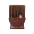 Wooden handle barber neck duster brush salon hair sweeping tool for broken hair clean - M