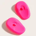 Silicone hair dye ear covers waterproof protectors 2pcs for salon home hair coloring tool - Adult Style / 1 Pair / Pink