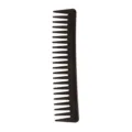 Schwarzer grobzahniger Haarkamm für Herren Styling, antistatischer Kamm für Friseursalon Gebrauch. - Schwarz