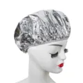 Gorro de aluminio plateado para tratamiento capilar mascarilla y tinte profesional hogar. - Plateado