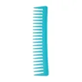 Breitzahnakamm für Herren Haar Styling Ölslick Haare blau breitzahniger Friseur Haarstyling Werkzeug - Blau