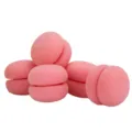 Bigodini in spugna rosa, sfere morbide per styling senza calore durante la notte. - Tipo Sfera Regolare (Sfuso) / 1 Pezzo / Rosa