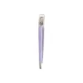 Transparante acryl eendenbek haarclip met paarse kern, naadloze styling klem voor haar salon. - Paars