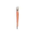 Transparante acryl eendebek haarclip met opvallende oranje streep styling sectie clip. - Oranje