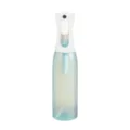 500ml continuous spray bottle, gradient blue hair styling mister and fine mist water sprayer. - Frosted Transparent / Green