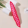 Rouleau a cheveux rose a pois eponge douce pour ondulations de nuit variante - Rose Foncé à Pois