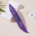 Ruban de curling sans chaleur scintillant violet rouleau de cheveux paresseux style - Violet Foncé à Paillettes