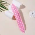 Rouleau a cheveux en eponge a pois rose pour coiffure facile sans chaleur variante. - Rose à Pois