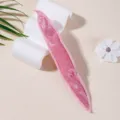 Rouleau a cheveux rose paillete sans chaleur outil de coiffure souple pour belles boucles - Rose Clair à Paillettes