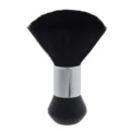 Professioneller Friseur Nackenpinsel mit weichen schwarzen Borsten für optimalen Haarschnitt. - Kartonverpackung / Schwarz