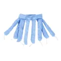 Arricciacapelli senza calore azzurro chiaro fascia octopus per styling bigoudis morbidi - Versione Capelli Lunghi / Blu