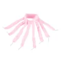 Rosa hitzefreier Oktopus Lockenstab Haarreif weiche Schwamm Schlaf Styling Werkzeug Damen - Rosa