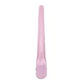 Pink hair sectioning clip duckbill styling tool for professional salon haircutting and dyeing. - Pink