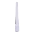 White duckbill hair clip for hair sectioning, styling, and professional salon hairdressing. - White