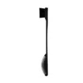 Cepillo negro de doble cara para control de bordes peine de peinado maquillaje belleza mujer. - Negro
