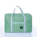 Sac de voyage vert clair avec manchon de trolley, grand organisateur de bagages portable. - Deuxième Génération / Vert