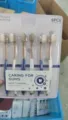 6-pack wide head adult toothbrushes with soft bristles and wooden style handles - 6 Pieces Pack / Rainbow