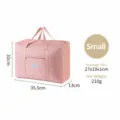 Sac de voyage pliable rose léger grande capacité de stockage de bagages portable SKU - S / Rose