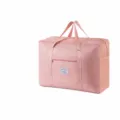 Sac de rangement de voyage pliable de grande capacité rose, sac organisateur de bagages étanche. - Très grand / Rose
