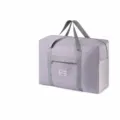 Sac de voyage pliable de grande capacite en gris pour le rangement et les deplacements. - Très grand / Gris