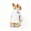 Breathable pet dog soccer jersey summer white puppy t-shirt cute sportswear costume apparel - XZQY09