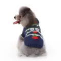 Cute Christmas dog sweater knit pet winter warm apparel for small puppies blue festive outfit - MYD97 Christmas Tree Sweater