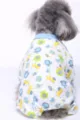 Pyjama pour chien mignon impression d'animaux de dessin animé combinaison douce pour petits - M / SY03 Cheval bleu
