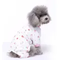Süßer Erdbeer Kirsch Druck Haustier Hund Jumpsuit dünner Schlafanzug für kleine Hunde - SY12 Kirsche