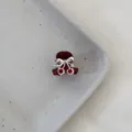 Cute mini rhinestone cherry hair claw clip fashion sweet small hair accessories for women. - Red Bow - Red Claw