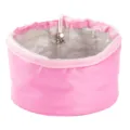 Pink portable foldable hair steaming cap inner liner collapsible basin for daily hair care. - US Plug / Pink