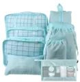 Reise-Packwürfel 9er-Set blaue Koffer-Organizer für Kleidung und Reise-Zubehör Hauptbild - Koreanisches Blau