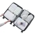 Reise-Packtaschen Set 9-teilig, Kaktus Muster Koffer Organizer Taschen für Reise Zubehör - Kaktus